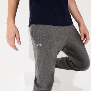 Lacoste SPORT Tennis-trainingsbroek heren katoenfleece grijs