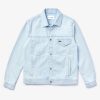 Lacoste Jack heren meerdere zakken knopen van denim - Afbeelding 2