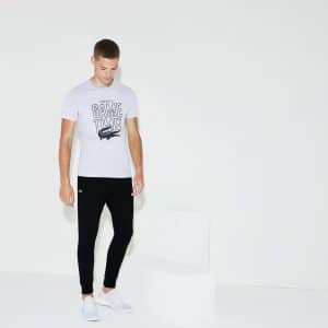 Lacoste SPORT Tennis-trainingsbroek heren katoenfleece black