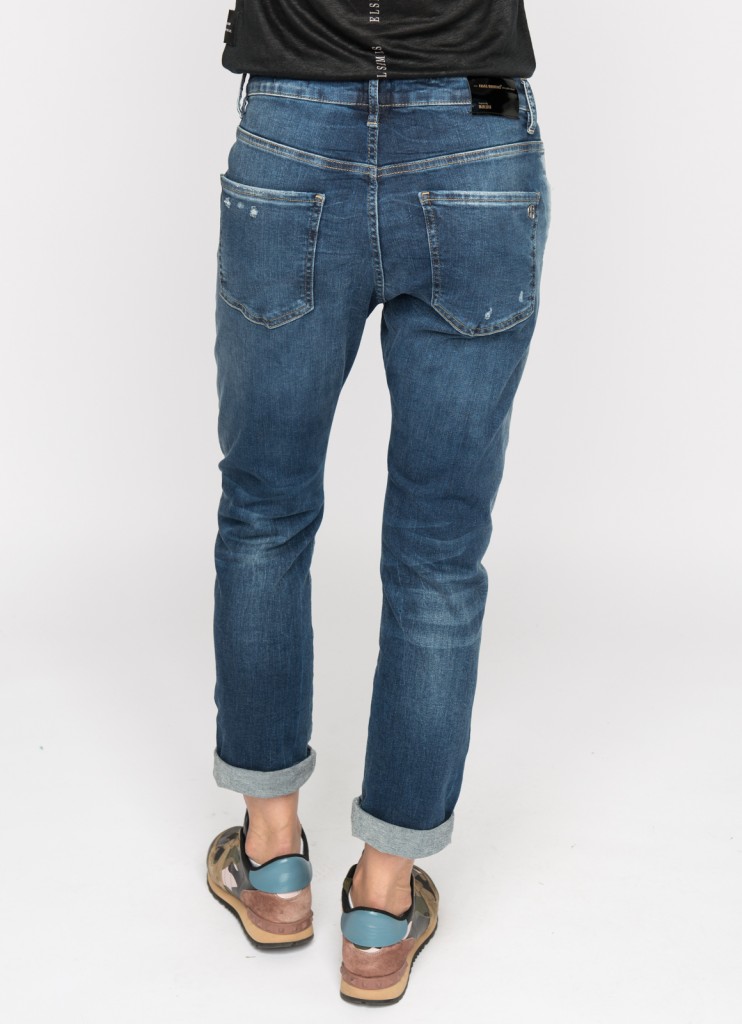 ellas rumelis Boyfriend jeans blauw casual uitstraling Mode Spijkerbroeken Boyfriend jeans 