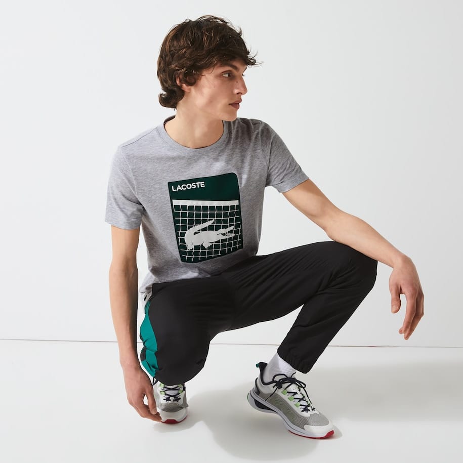 Lacoste SPORT T-shirt heren met 3D print CCA - It Fashion