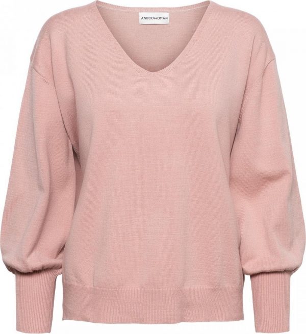 And Co Woman bloom pullover pink
