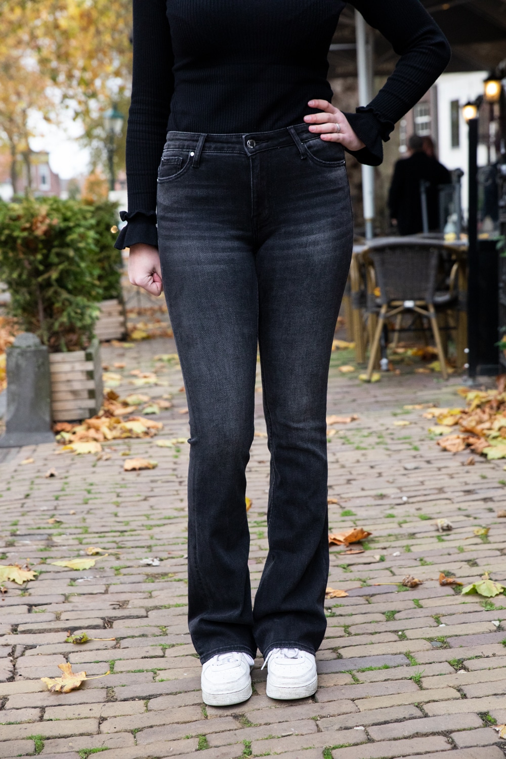 Reizende handelaar veerboot Terminal MET jeans Roxanne black denim - It Rains Fashion
