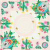 Katherina Loretta sjaal 130 x 130 Kris - Afbeelding 2