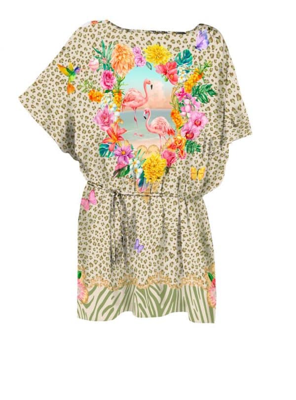 Katherina Loretta Tunic Flamingo Fantasy
