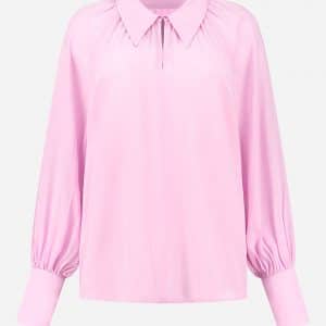 Fifth House semi transparante Ruban blouse lemonade