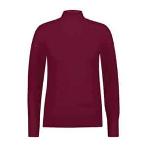 Red Button turtleneck plum