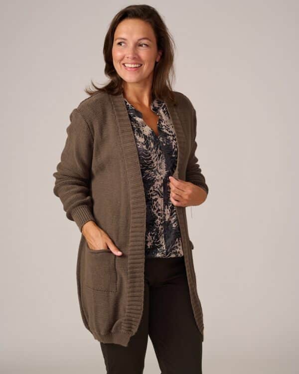 Fos Fashion vest Louis taupe