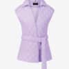 Ibana JOSEPHINE GILET IN SOFT LILAC - Afbeelding 2