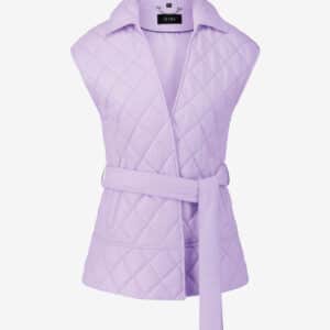 Ibana JOSEPHINE GILET IN SOFT LILAC