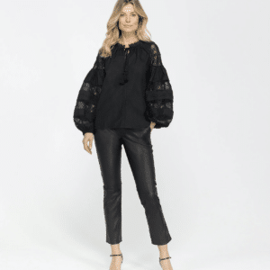 Ibana DE TASMIA BLOUSE IN BLACK