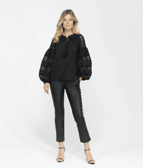 Ibana DE TASMIA BLOUSE IN BLACK