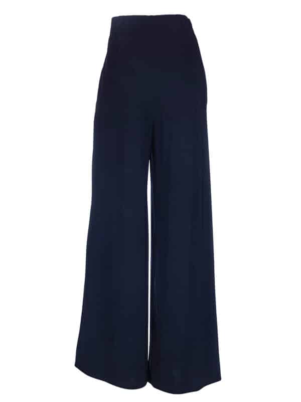 Only-M wijde pantalon met plooien black