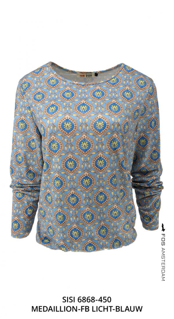 Fos Fashion Sissi medaillon licht blauw
