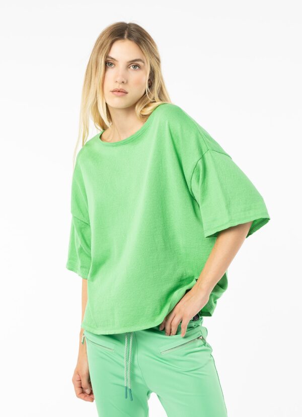 Elias Rumelis Penina knit tee jade green