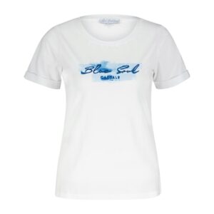 Red Button shirt Temmy aquarel print blue