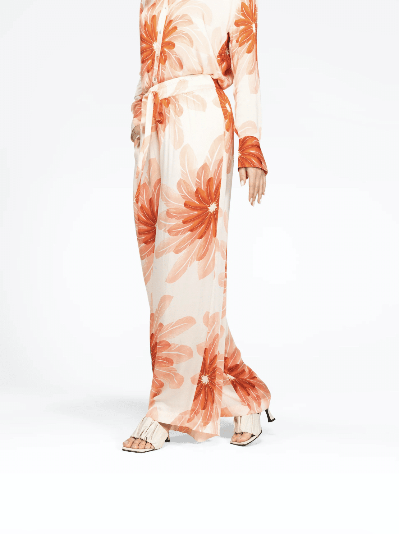 IBANA DE PALMTRI BROEK IN ROSY BLUSH PRINT