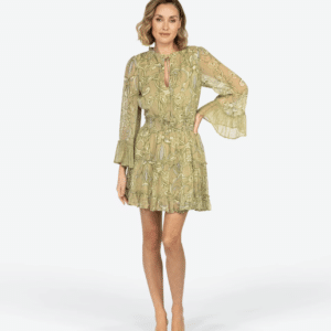 IBANA DE DARTHA JURK IN DE FLOWER PRINT