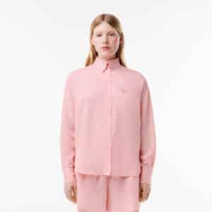 Lacoste Lyocell blouse waterlelie rose