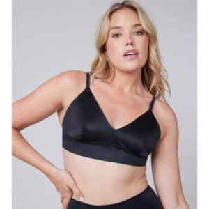 SPANX BRALETTE BH IN ZWART SATIJN
