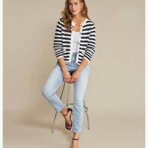 Red Button Danelle stripe