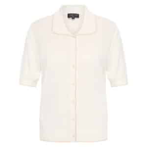 Zilch cardigan offwhite with rosewater details