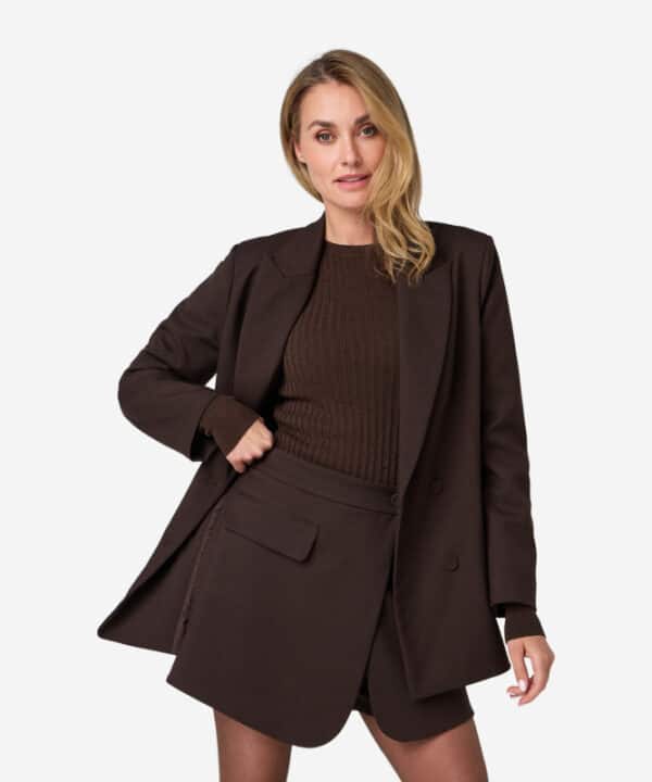 Ibana DE JOANA BLAZER IN COFFEE BEAN