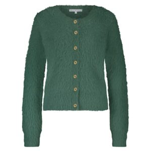 Red Button cardigan fuzzy pine