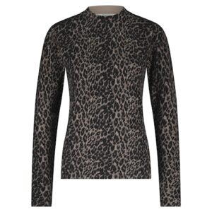 Red Button sweet animal print black