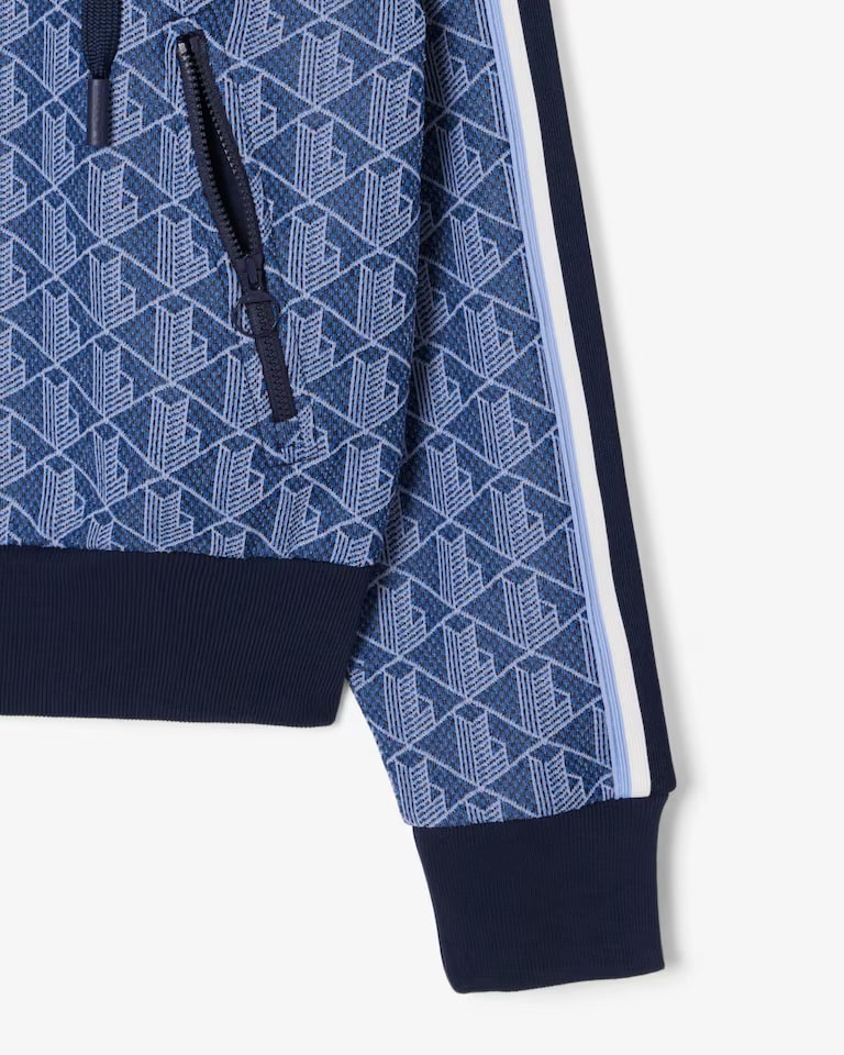 Lacoste Jacquard Monogram Hoodie - Afbeelding 3