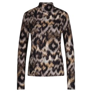 Red Button Rolinde Ethnic Print brown