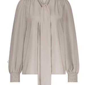 Red Button Estelle bow sparkle latte
