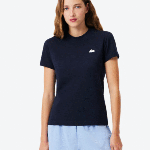 Lacoste relaxed fit kantoenen shirt navy