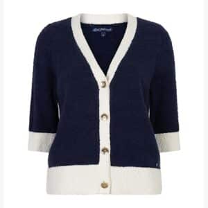 Red Button cardigan popcorn dark blue