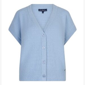 Red Button Lesley popcorn light blue