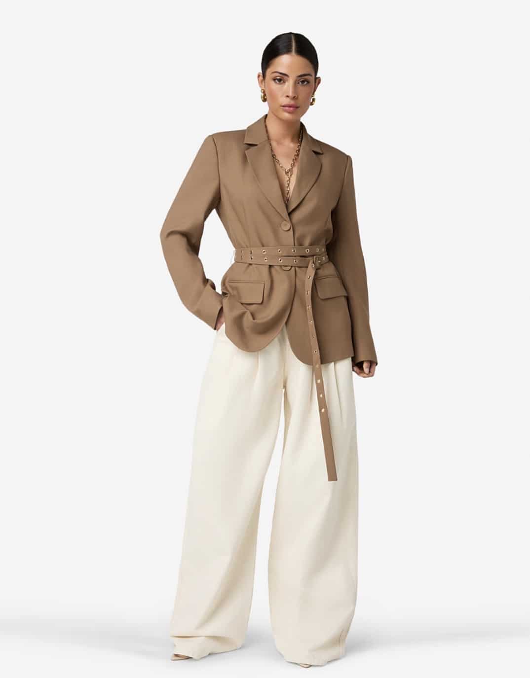 Ibana Janey jacket in Savannah Beige - Afbeelding 2