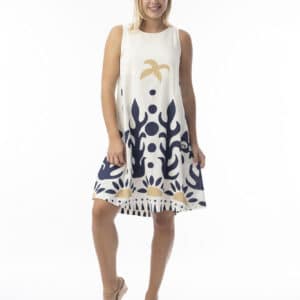 Orientique Nazca Dress Maxi Sleeveless Print