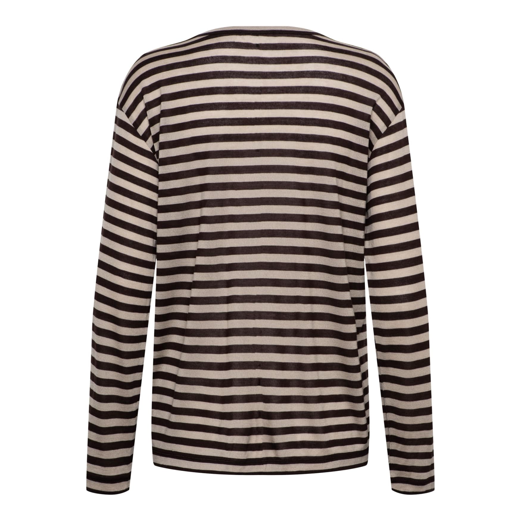 AndCoWoman Tara Stripe Chocolate - Afbeelding 2